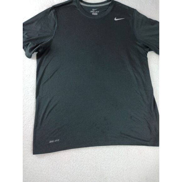 NIKE‎ Men's Logo Dri-FIT Short Sleeve T-Shirt Black Size Large - Picture 7 of 11